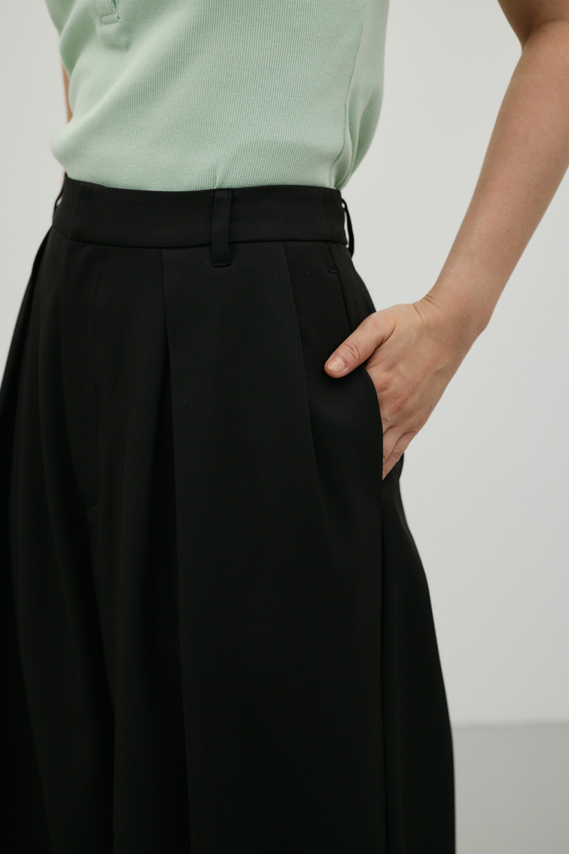 ローウエストタックワイドパンツ 詳細画像 BLK 5