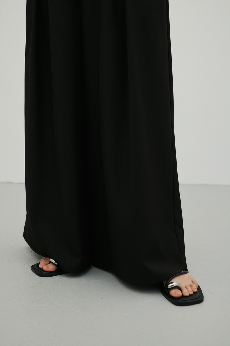 ローウエストタックワイドパンツ 詳細画像 BLK 6