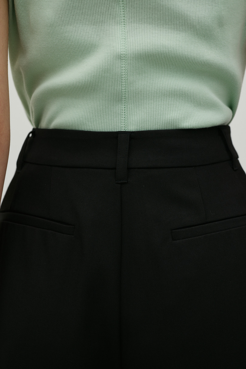 ローウエストタックワイドパンツ 詳細画像 BLK 8