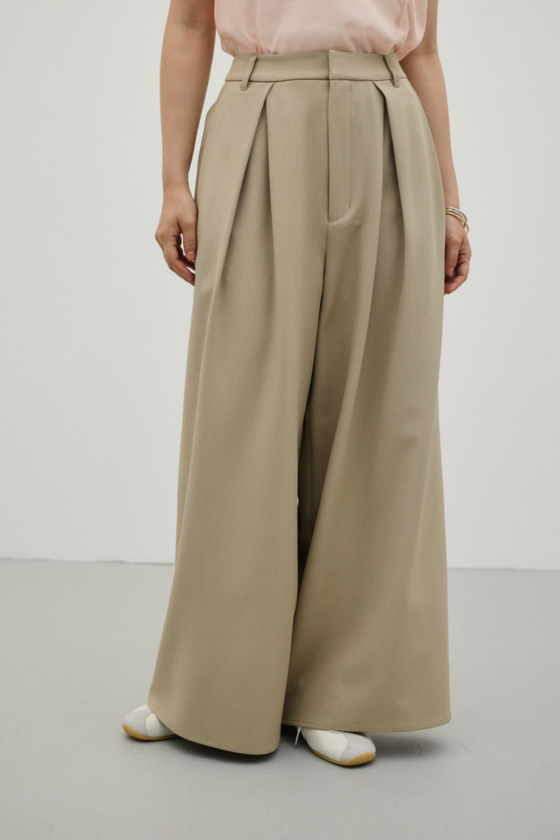 ローウエストタックワイドパンツ 詳細画像 BEG 2