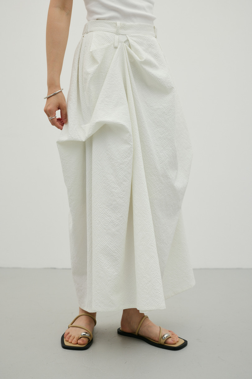 ランダムタックサッカースカート 詳細画像 WHT 2