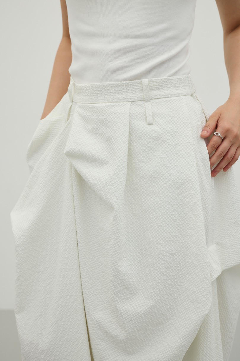 ランダムタックサッカースカート 詳細画像 WHT 4