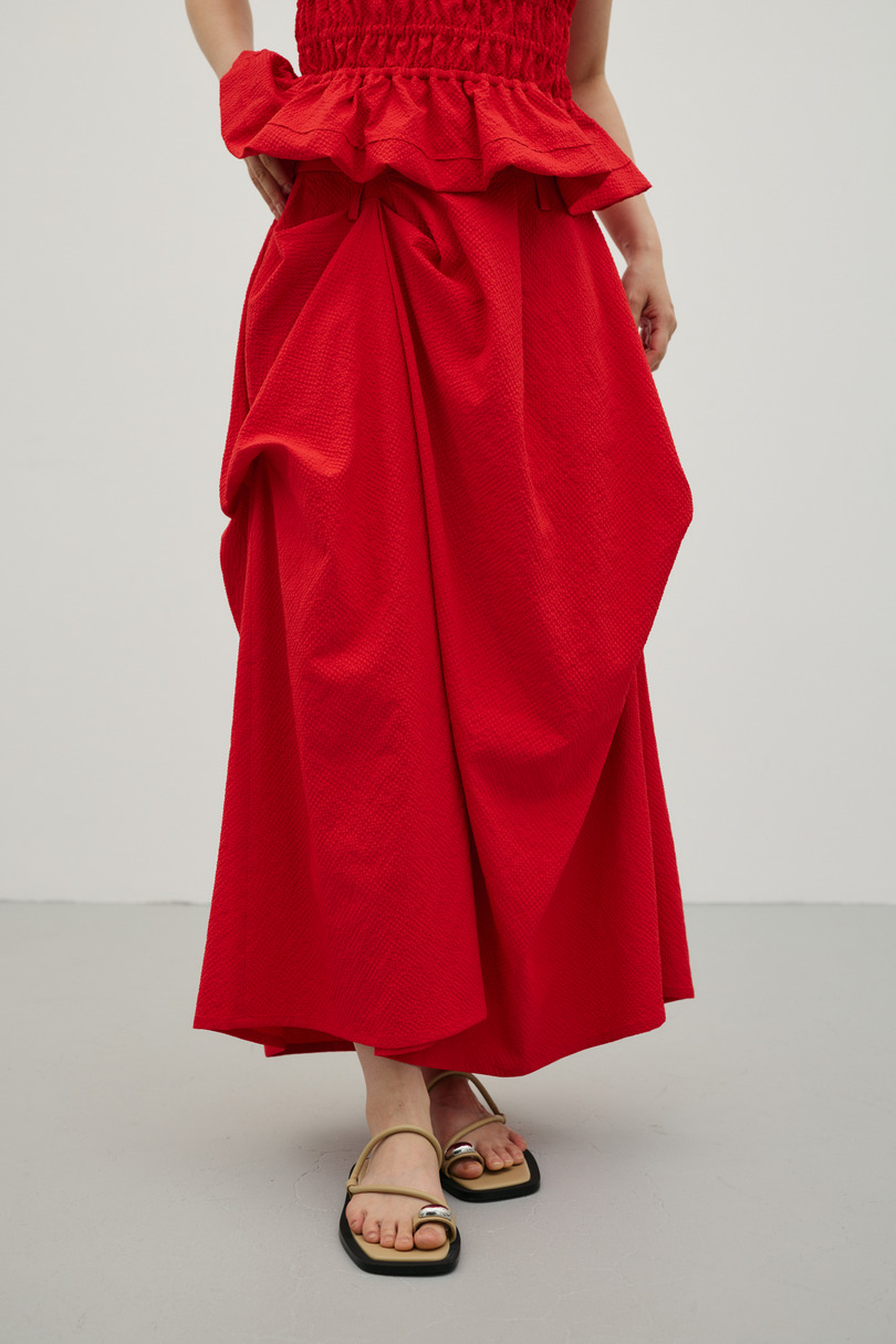 ランダムタックサッカースカート