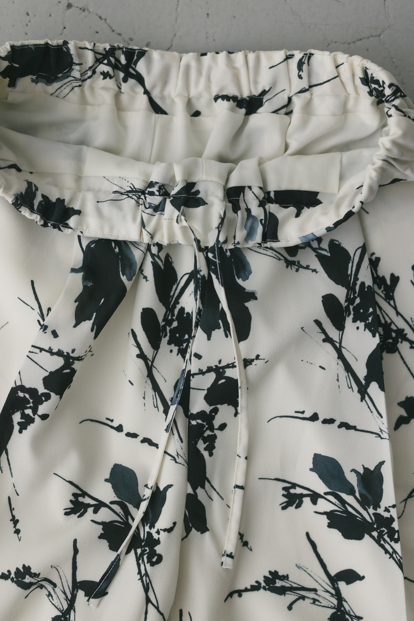 フラワープリントリラックスパンツ 詳細画像 WHT 10