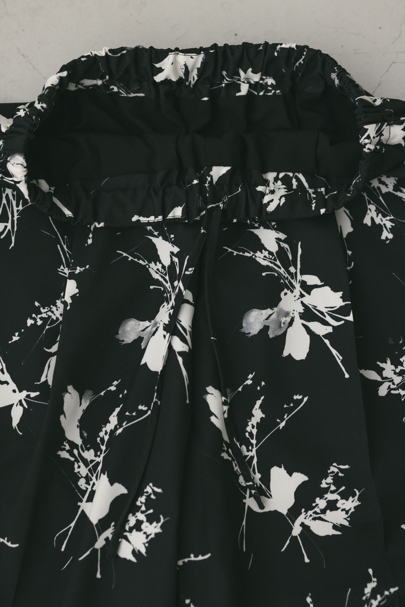 フラワープリントリラックスパンツ 詳細画像 BLK 10