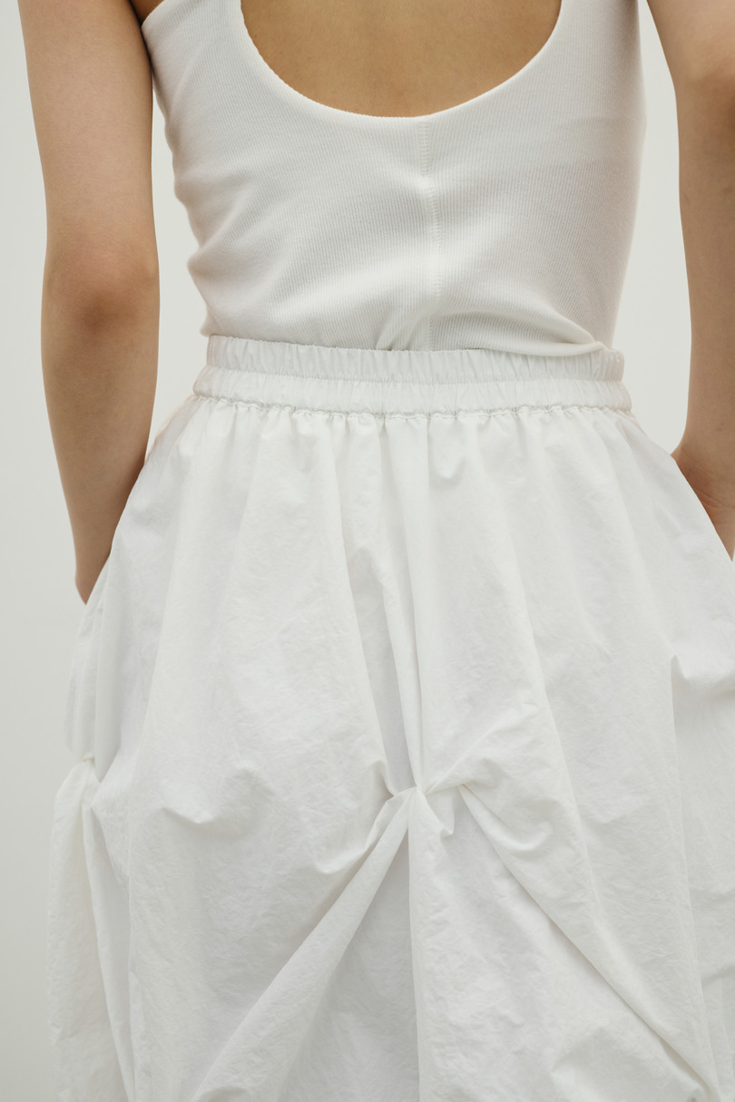 ツイストタッキングスカート 詳細画像 WHT 10