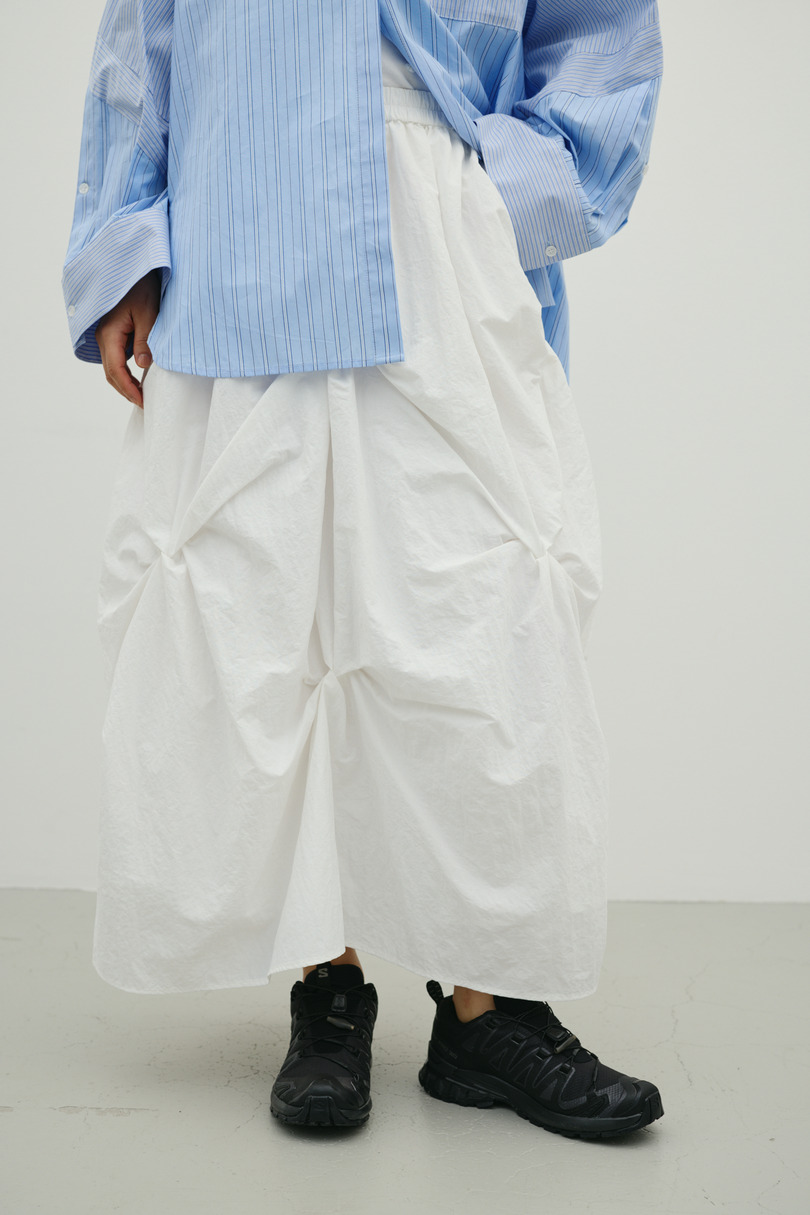 ツイストタッキングスカート 詳細画像 WHT 3