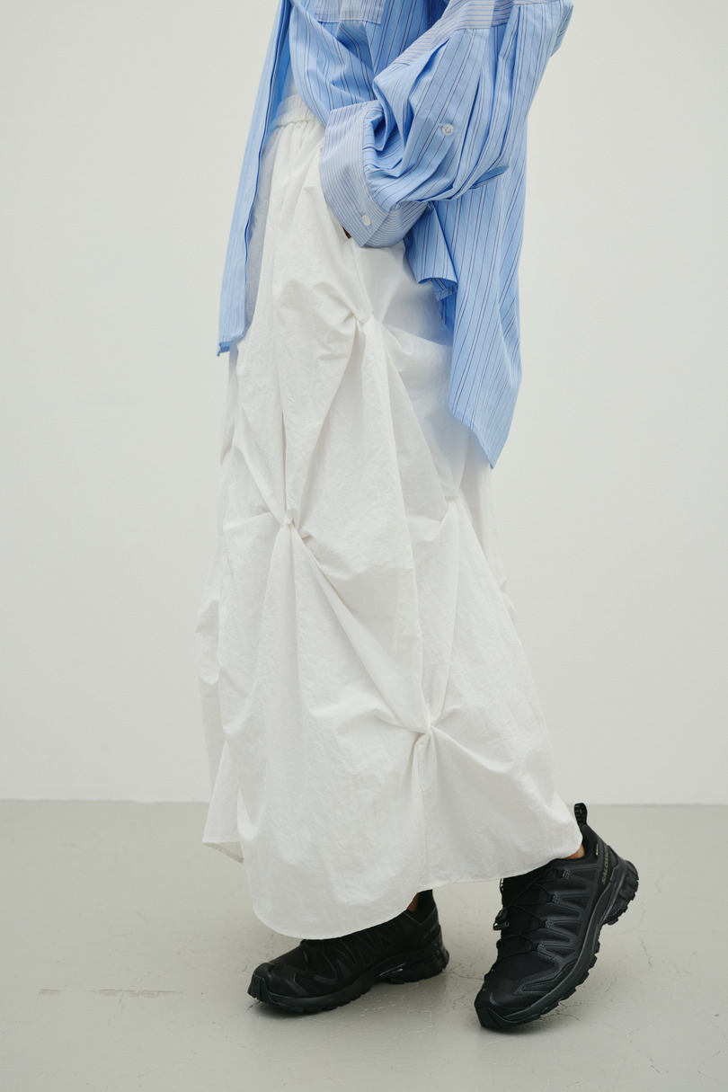 ツイストタッキングスカート 詳細画像 WHT 4