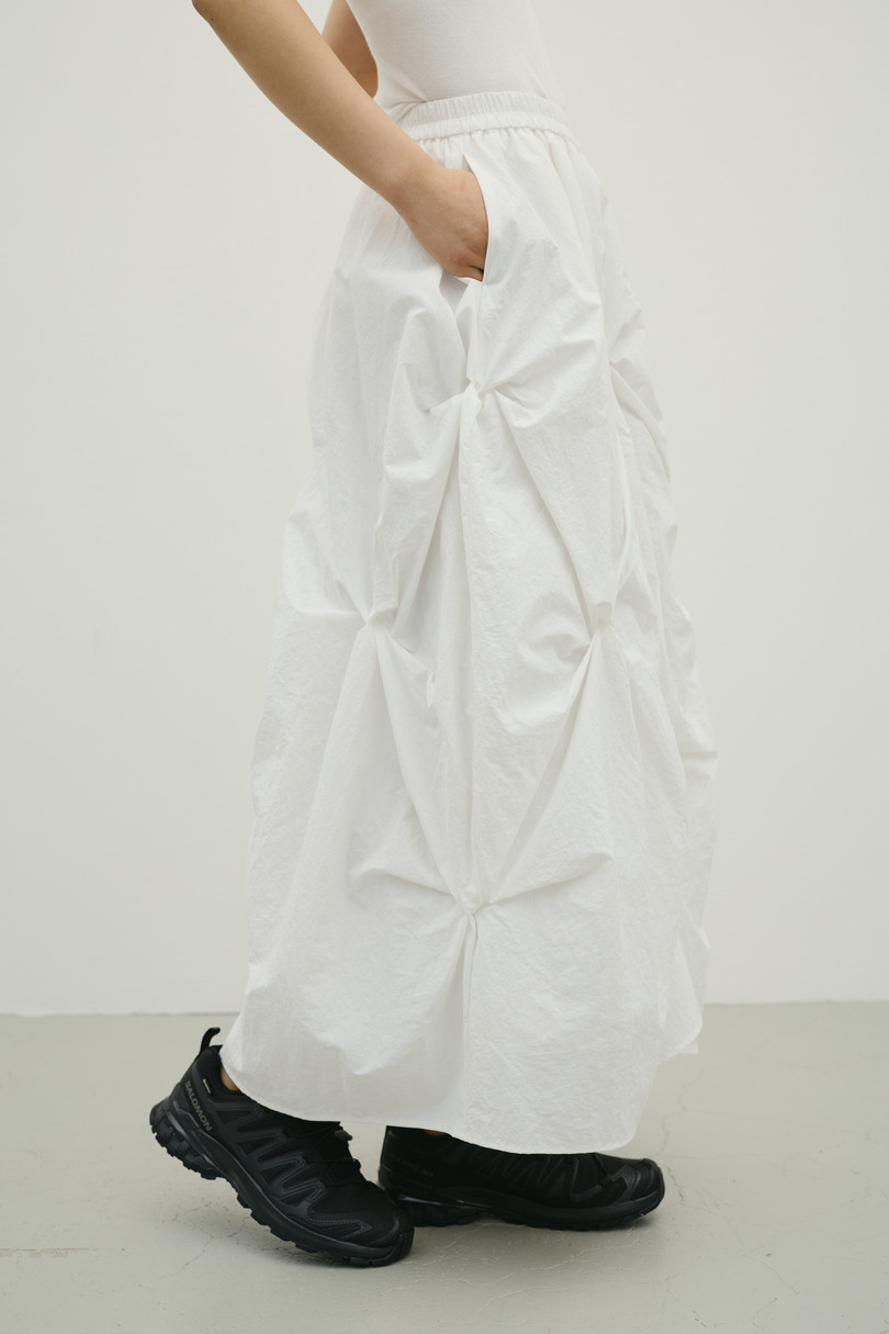 ツイストタッキングスカート 詳細画像 WHT 6