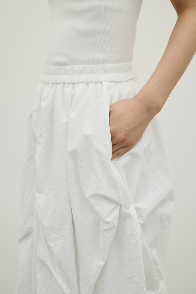 ツイストタッキングスカート 詳細画像 WHT 9