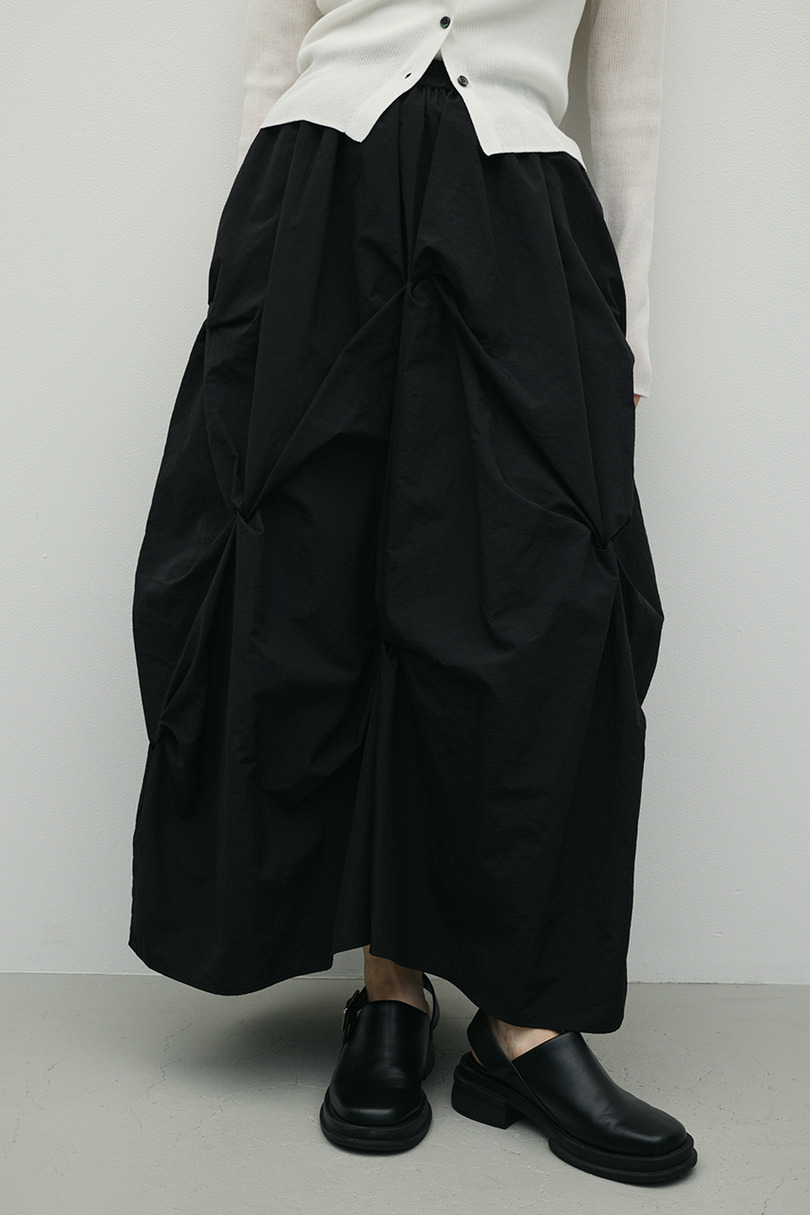 ツイストタッキングスカート 詳細画像 BLK 3