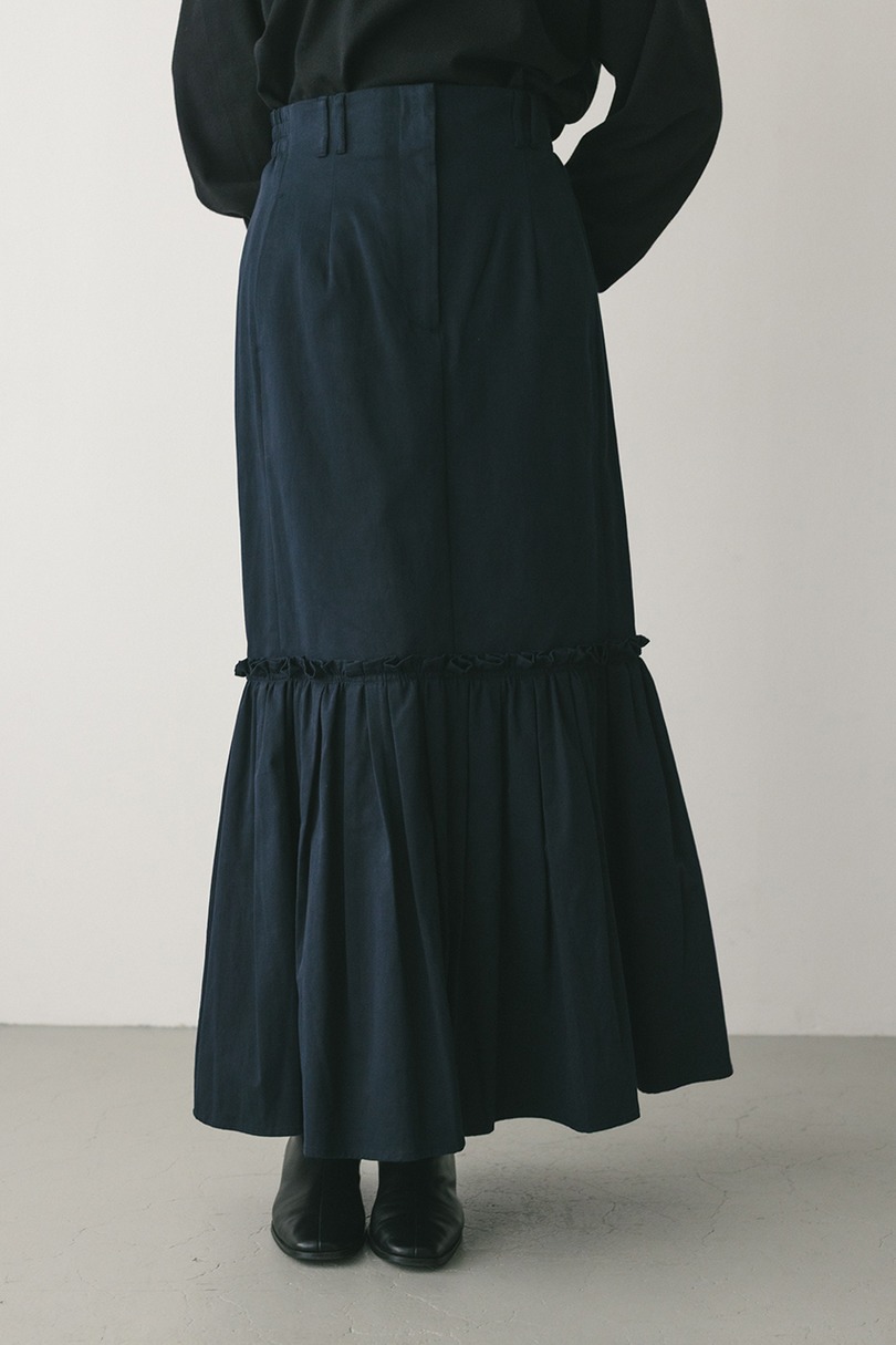 ヘムギャザーチノスカート