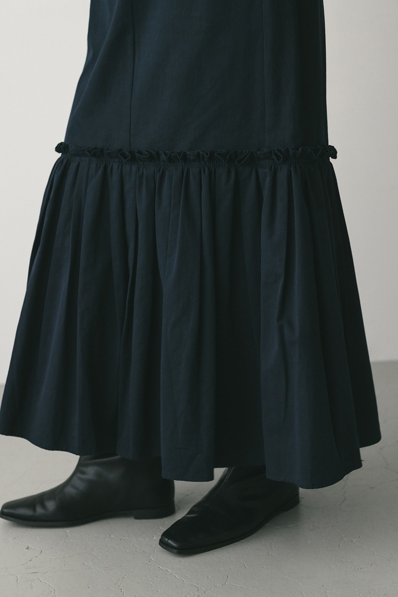 ヘムギャザーチノスカート 詳細画像 NVY 10