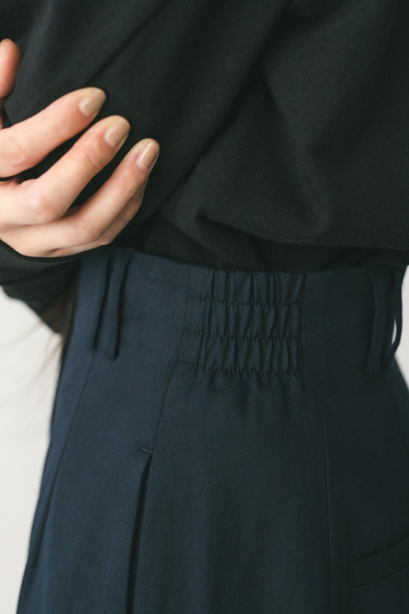 ヘムギャザーチノスカート 詳細画像 NVY 14