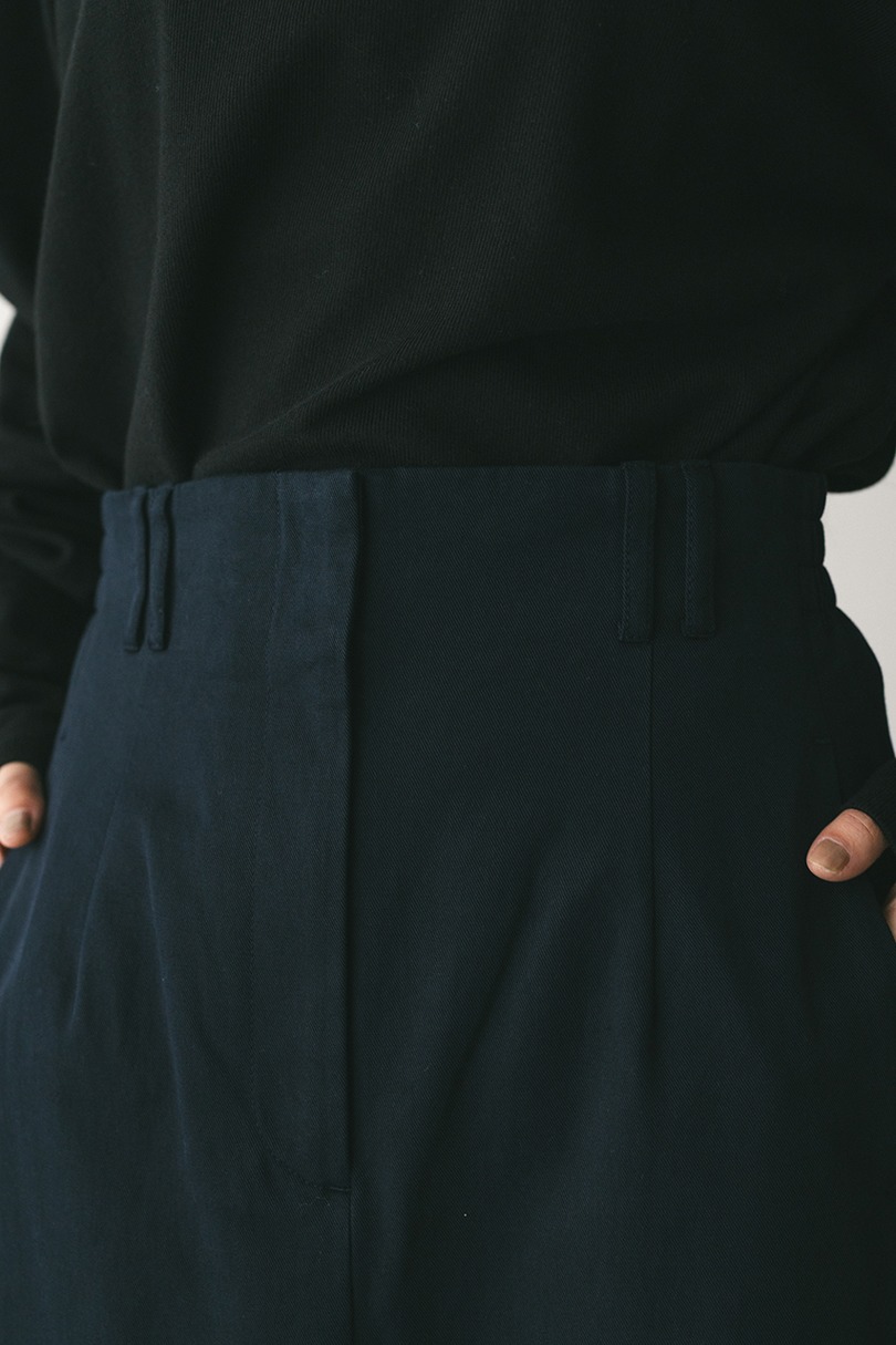 ヘムギャザーチノスカート 詳細画像 NVY 7