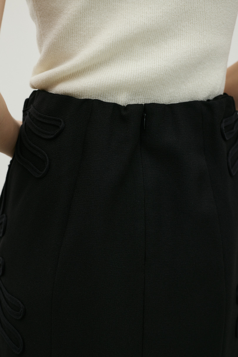 コードアクセントナロースカート 詳細画像 BLK 10