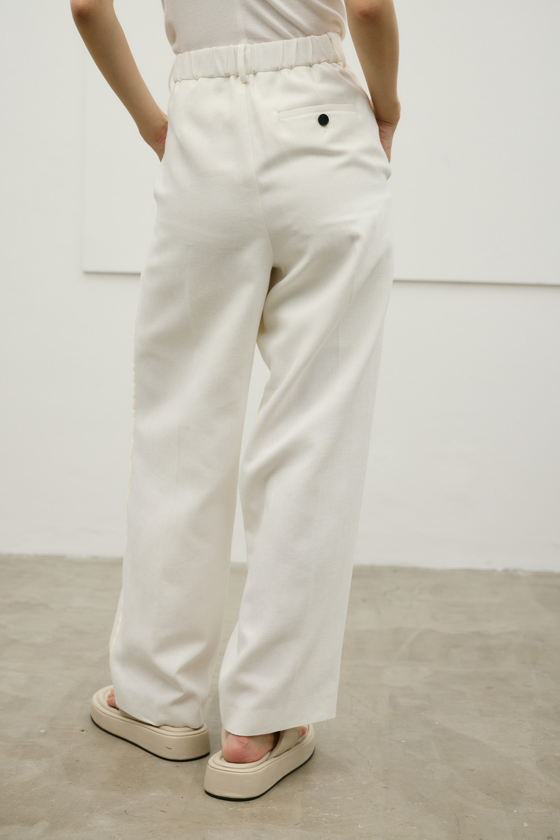セットアップバイカラーパンツ 詳細画像 WHT 7