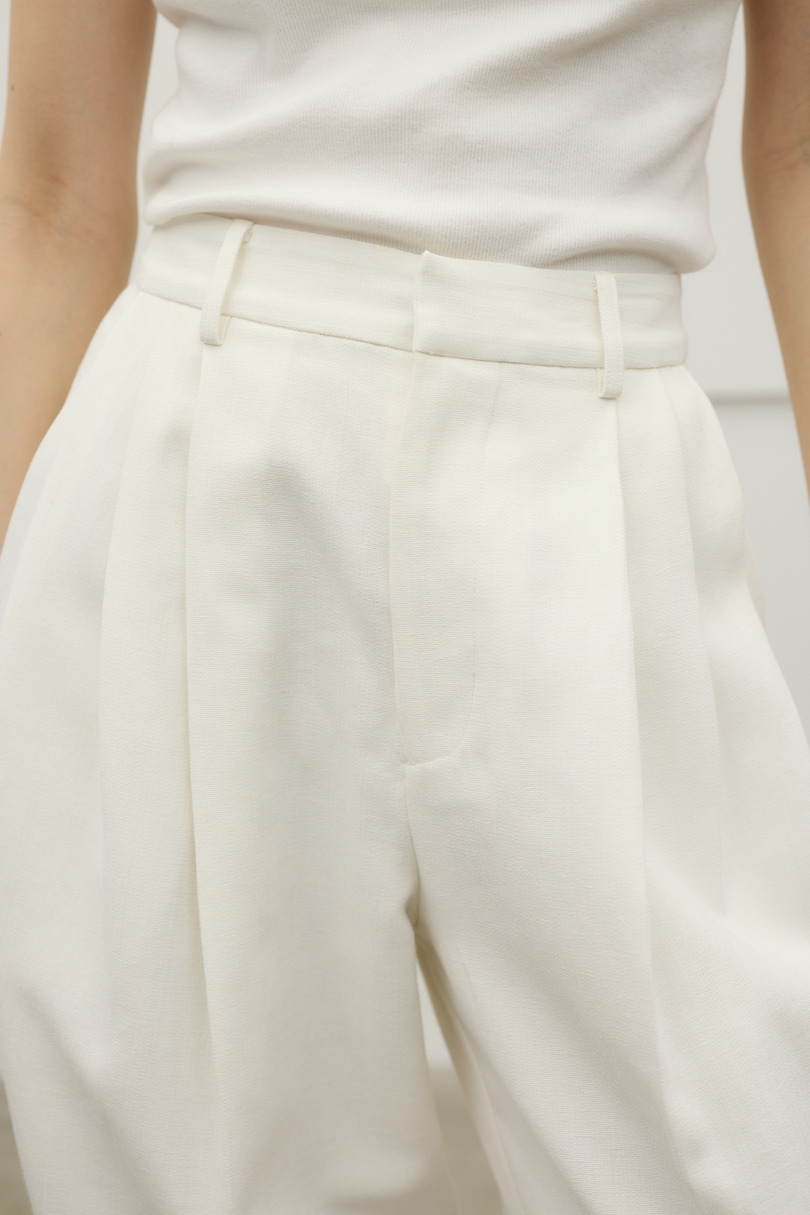 セットアップバイカラーパンツ 詳細画像 WHT 8