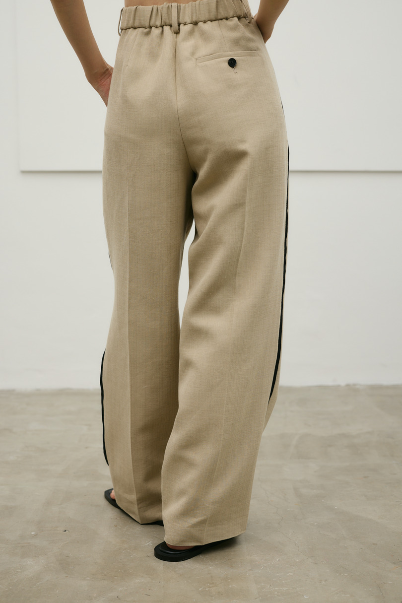 セットアップバイカラーパンツ 詳細画像 BEG 8