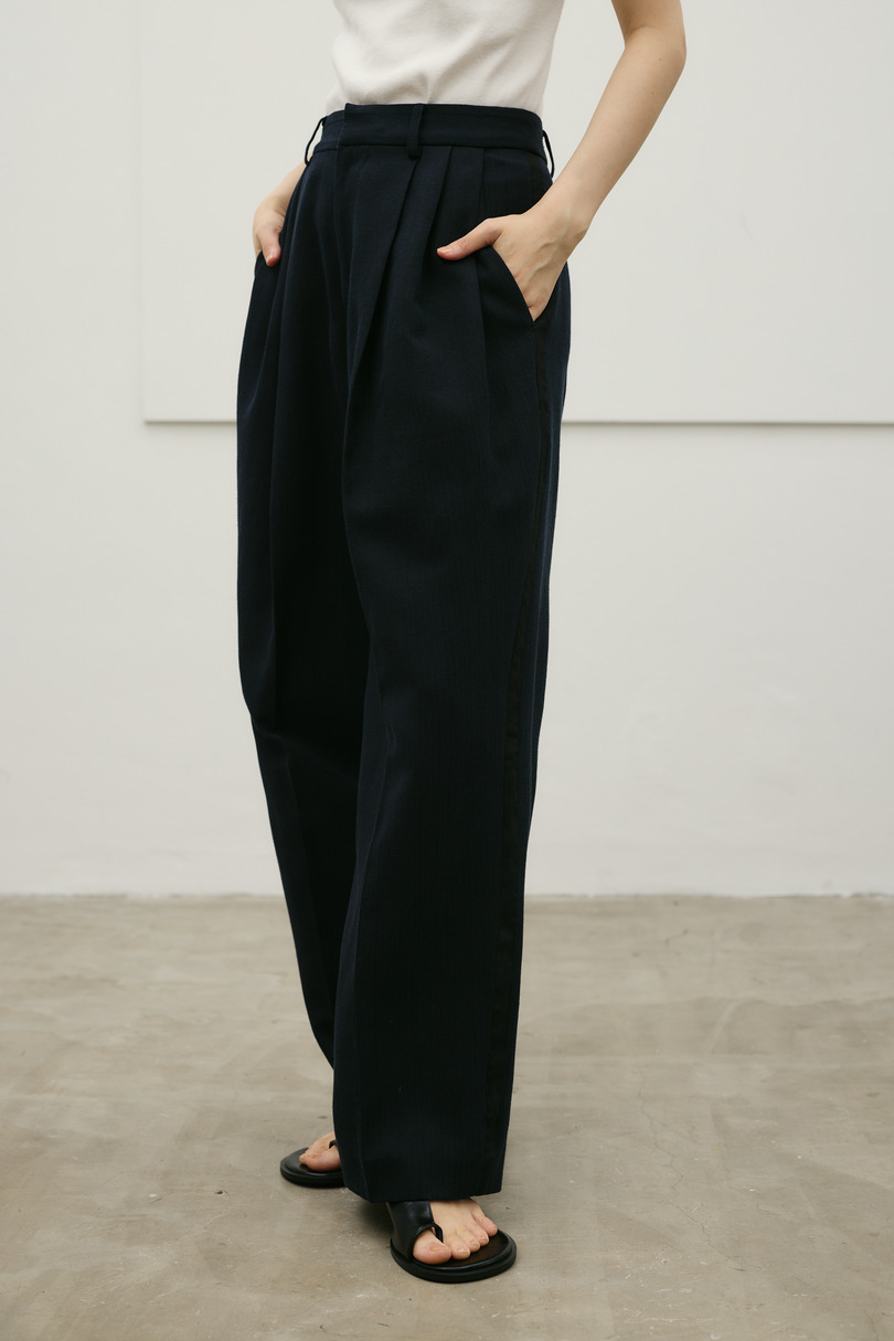 セットアップバイカラーパンツ 詳細画像 NVY 6