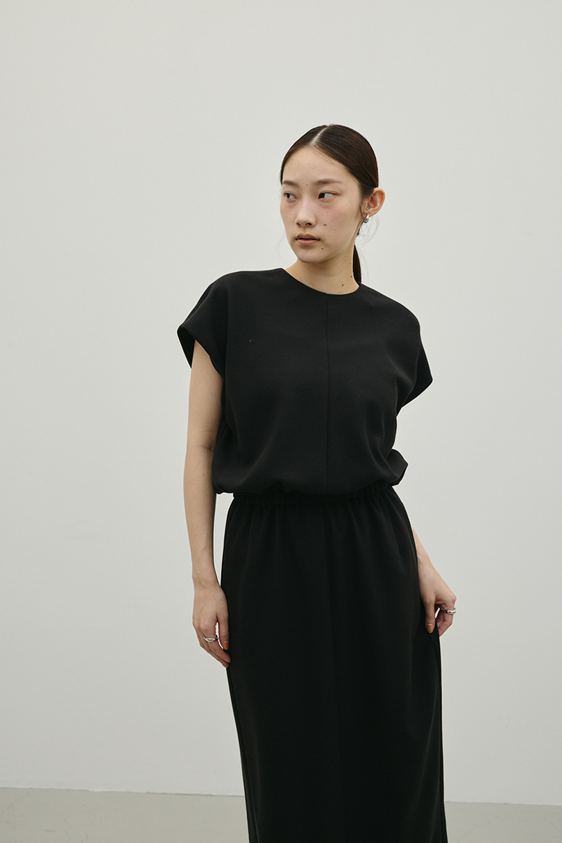 リネンミックスボクシーワンピース 詳細画像 BLK 9