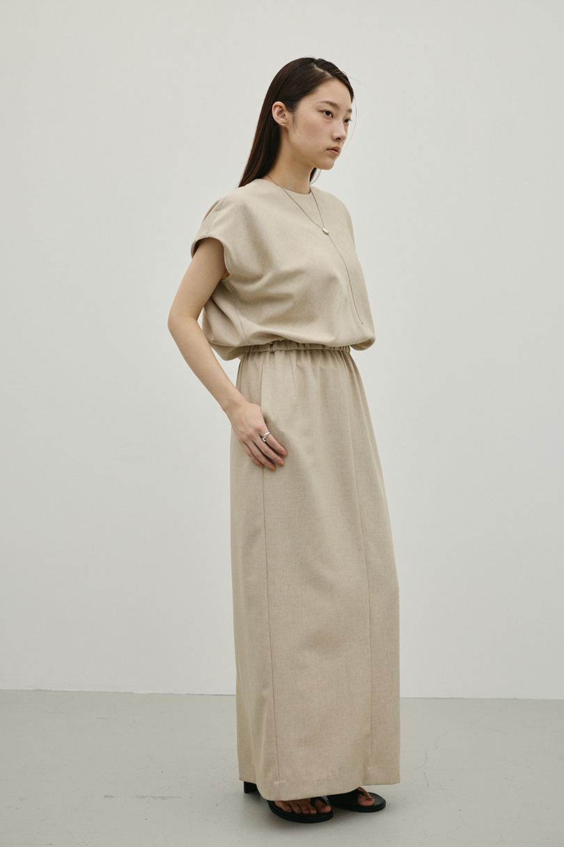 リネンミックスボクシーワンピース 詳細画像 BEG 4