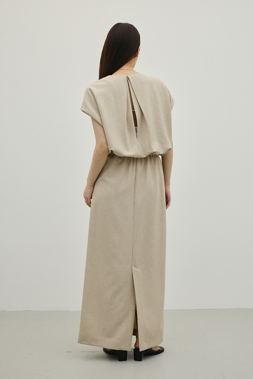 リネンミックスボクシーワンピース 詳細画像 BEG 5