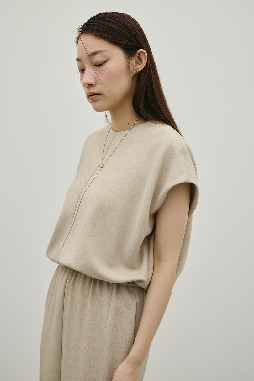 リネンミックスボクシーワンピース 詳細画像 BEG 8