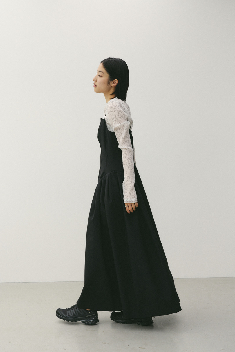 パネルキャミワンピース 詳細画像 BLK 3