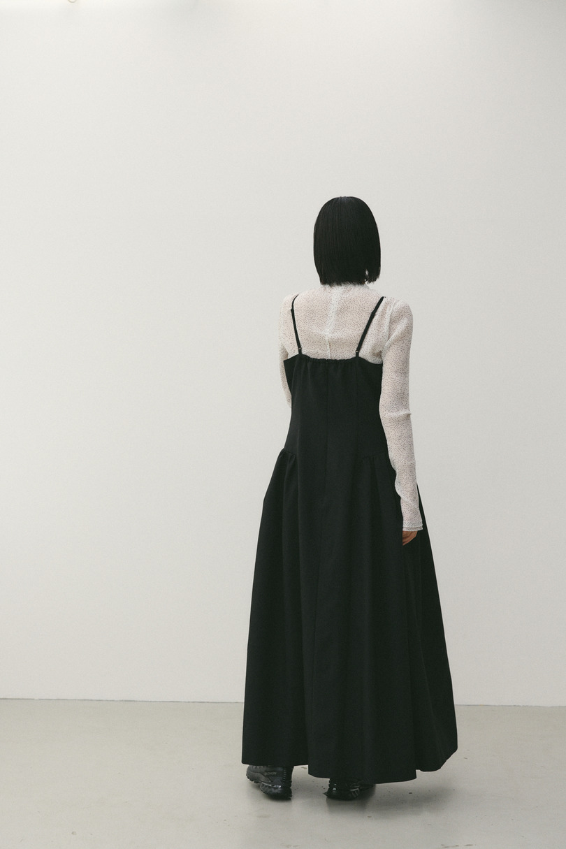 パネルキャミワンピース 詳細画像 BLK 4