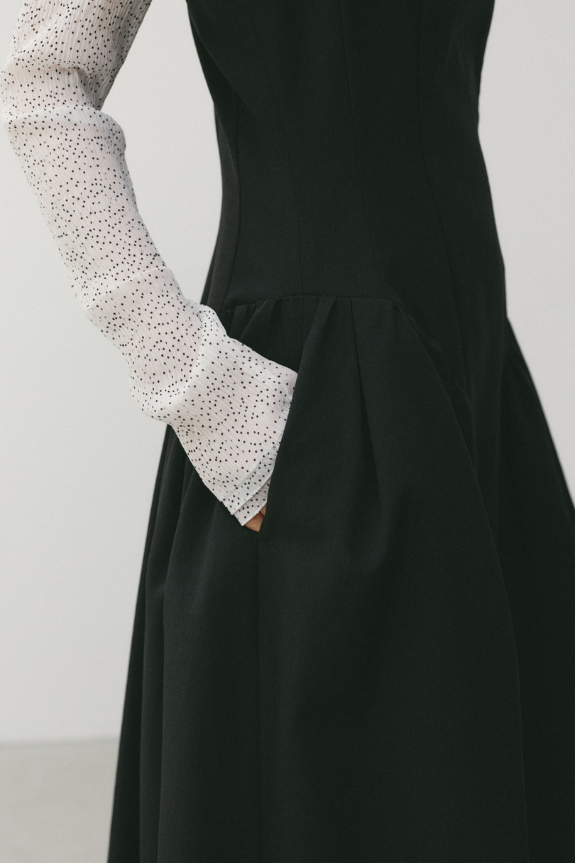 パネルキャミワンピース 詳細画像 BLK 9