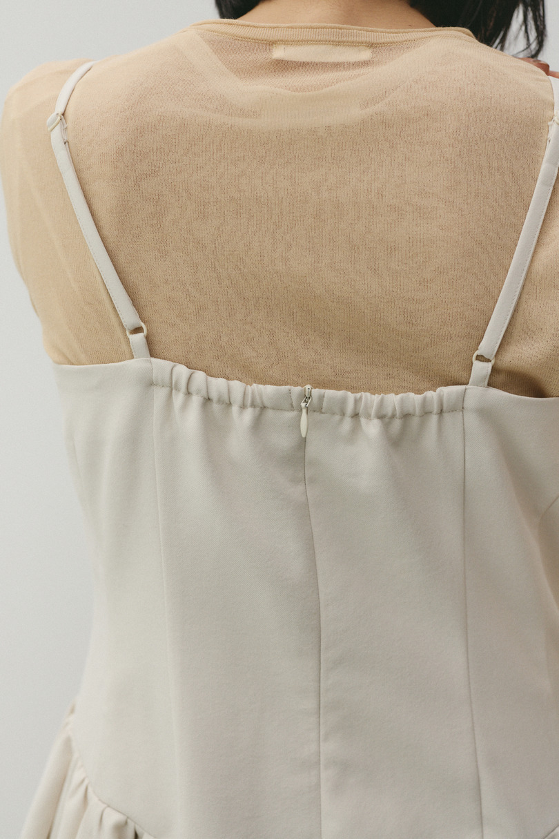 パネルキャミワンピース 詳細画像 L/BEG 8