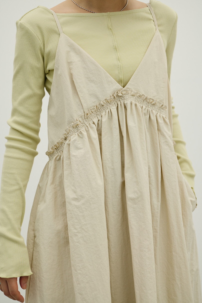 ギャザーVキャミワンピース 詳細画像 BEG 5