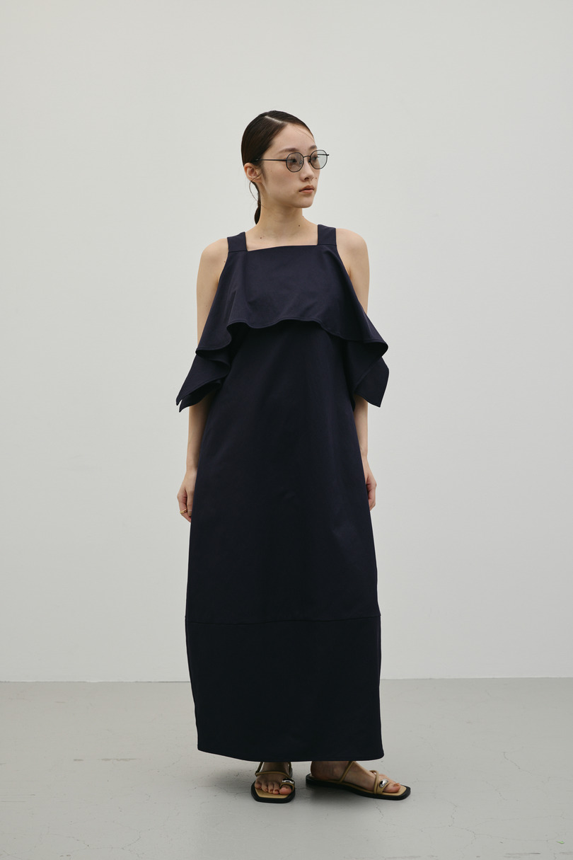 フリルコクーンワンピース 詳細画像 NVY 2