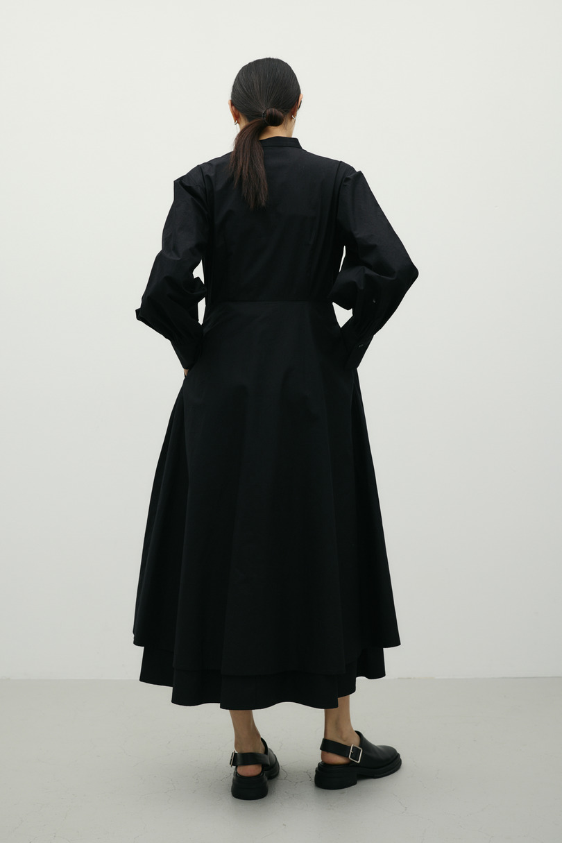 レイヤードシャツワンピース 詳細画像 BLK 5