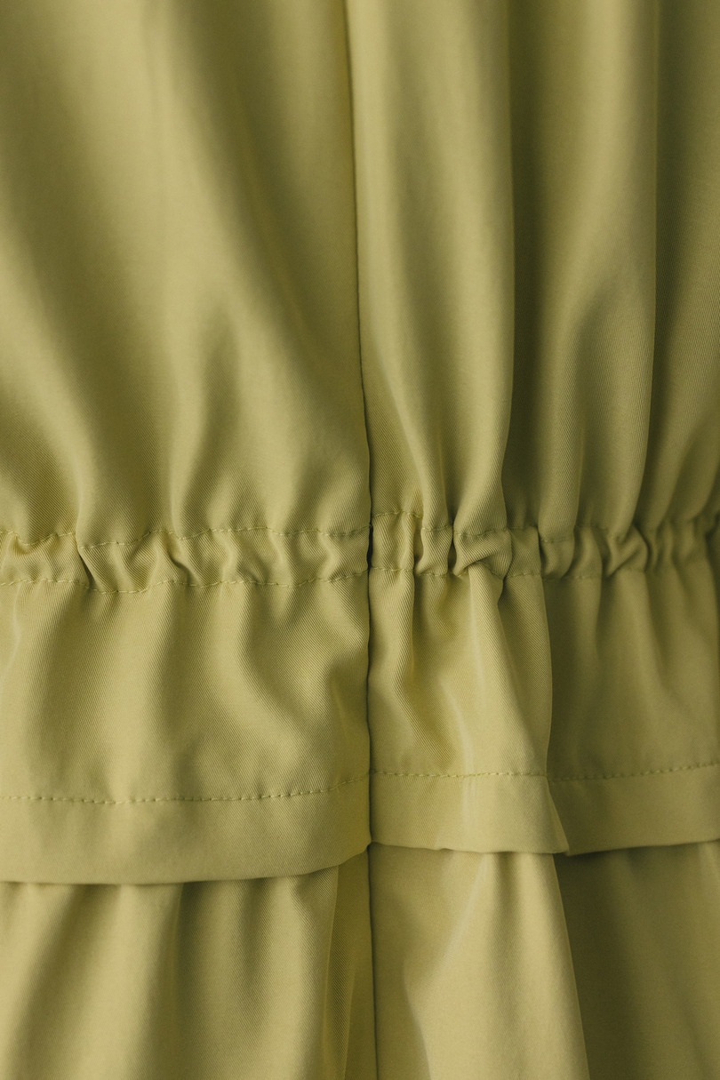 ウエストドロストティアードワンピース 詳細画像 YEL 10