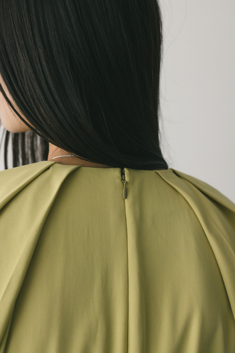 ウエストドロストティアードワンピース 詳細画像 YEL 9