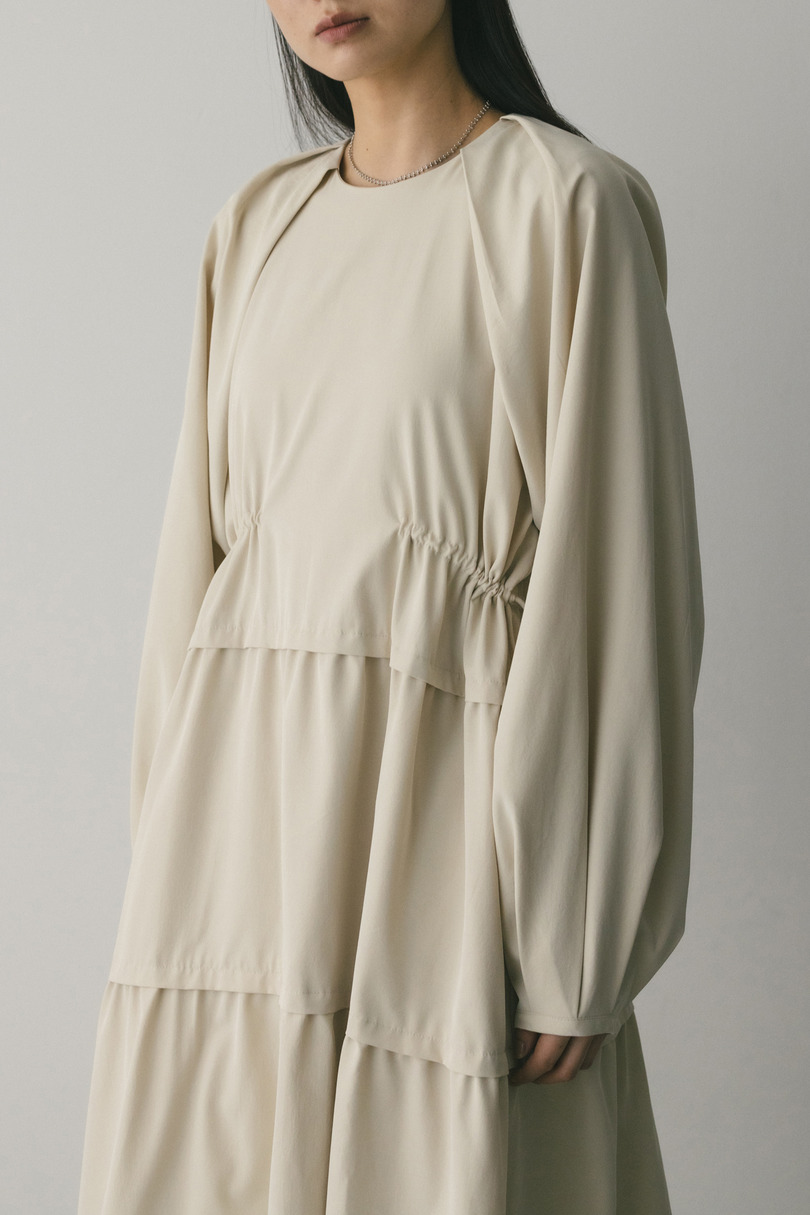 ウエストドロストティアードワンピース 詳細画像 L/BEG 2