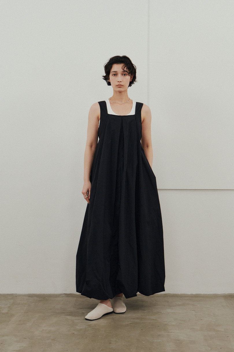 ACTIVE撥水UVバルーンワンピース 詳細画像 BLK 2