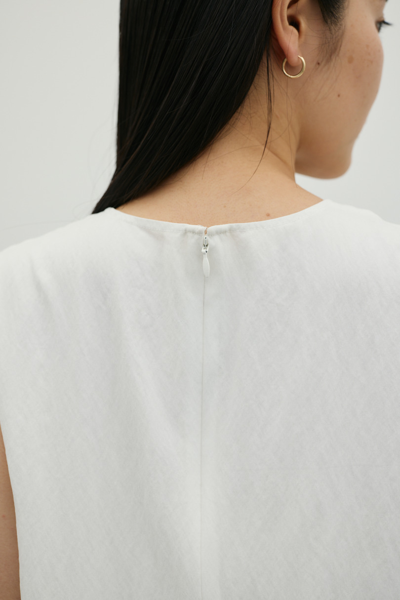 ギャザーパネルリラックスワンピース 詳細画像 WHT 11