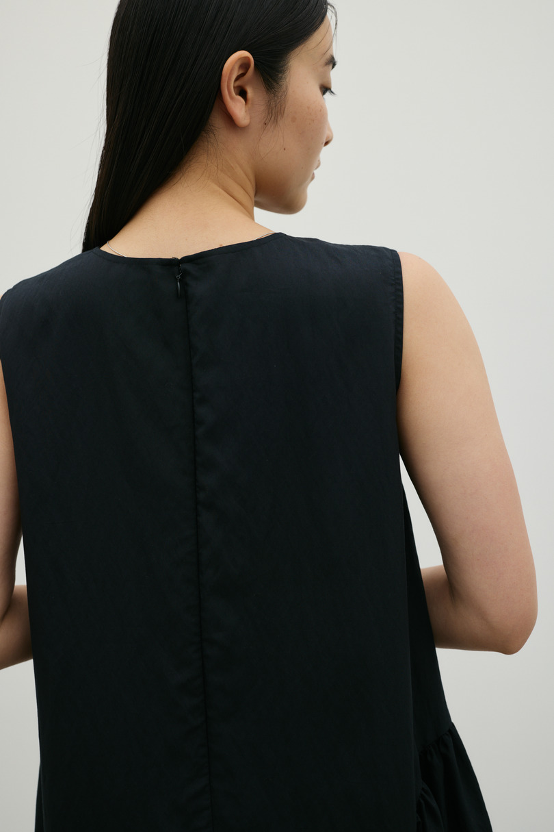 ギャザーパネルリラックスワンピース 詳細画像 BLK 9