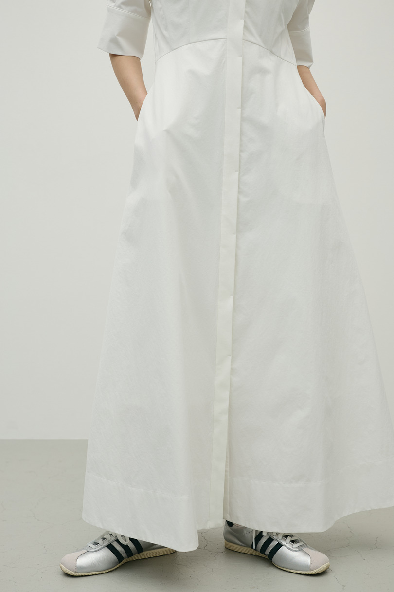 フレアマキシシャツワンピース 詳細画像 WHT 14