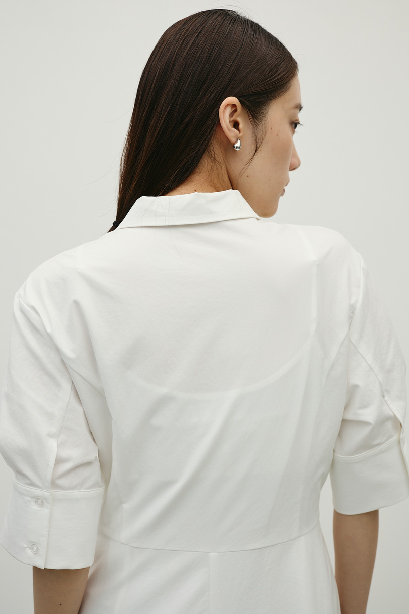 フレアマキシシャツワンピース 詳細画像 WHT 15