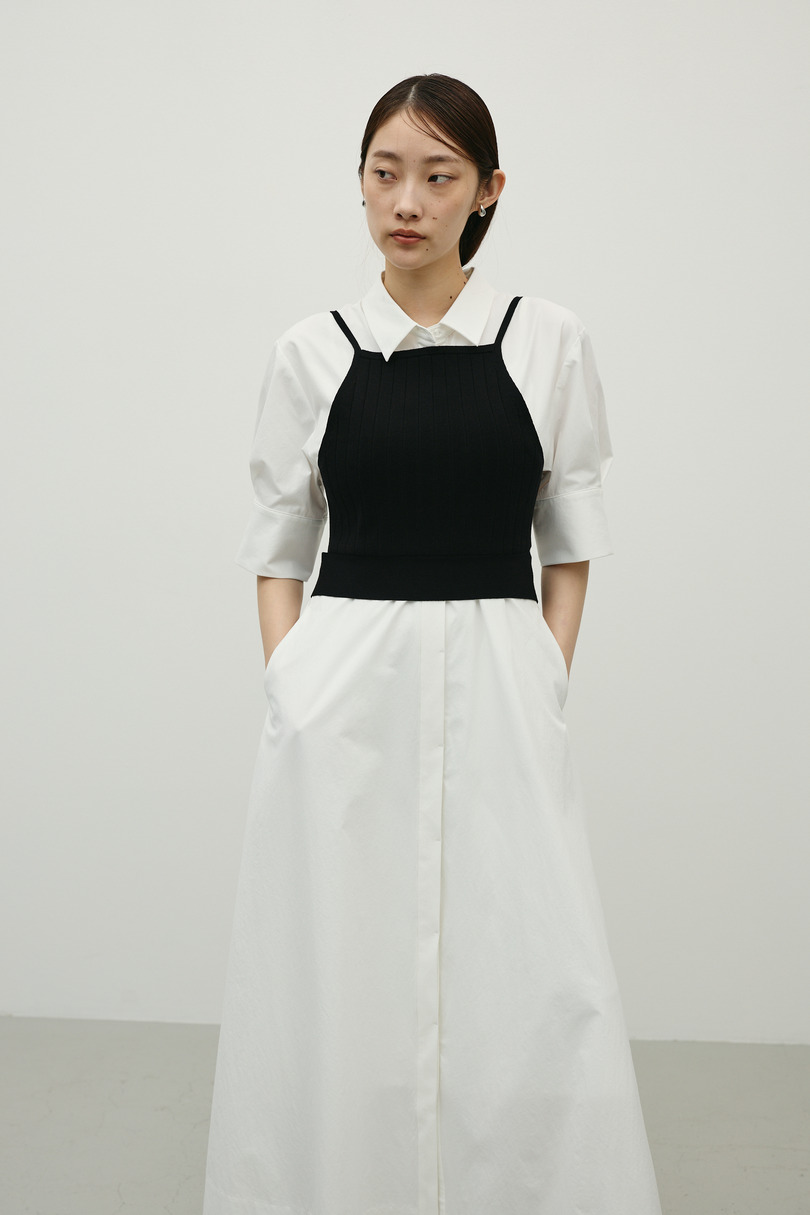 フレアマキシシャツワンピース 詳細画像 WHT 3