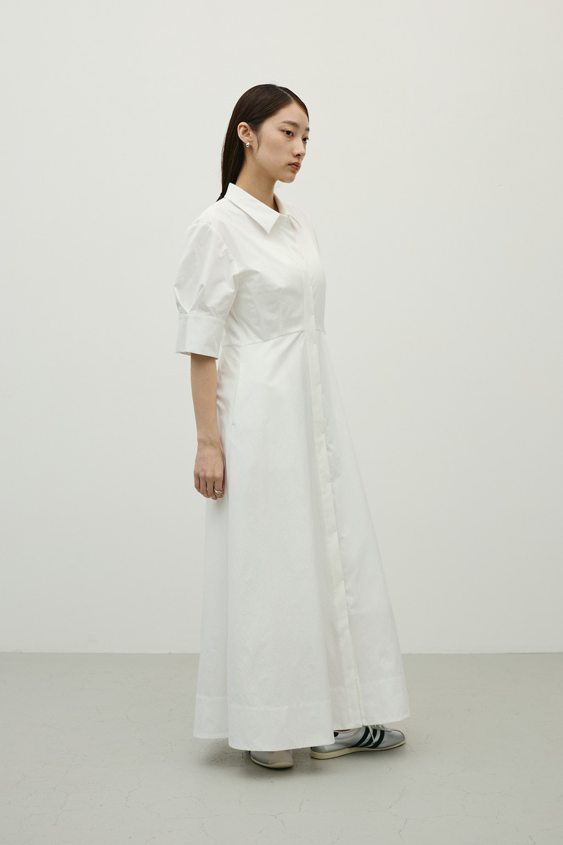 フレアマキシシャツワンピース 詳細画像 WHT 6