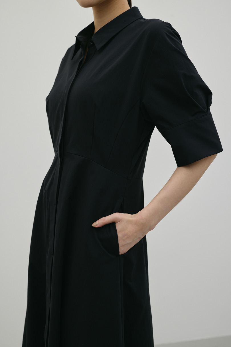 フレアマキシシャツワンピース 詳細画像 BLK 10