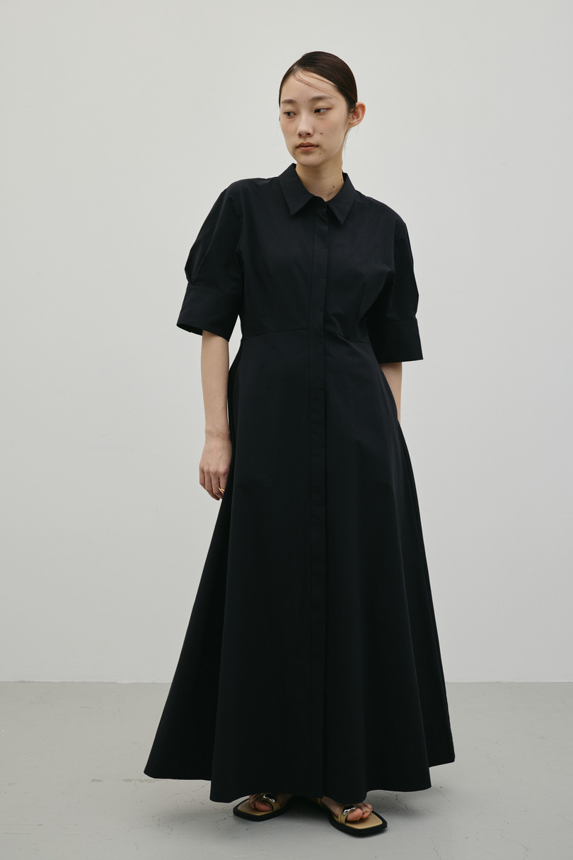 フレアマキシシャツワンピース 詳細画像 BLK 4