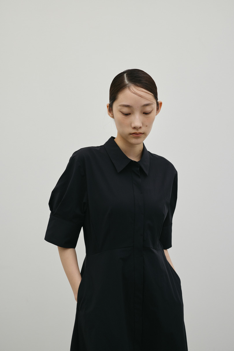 フレアマキシシャツワンピース 詳細画像 BLK 6