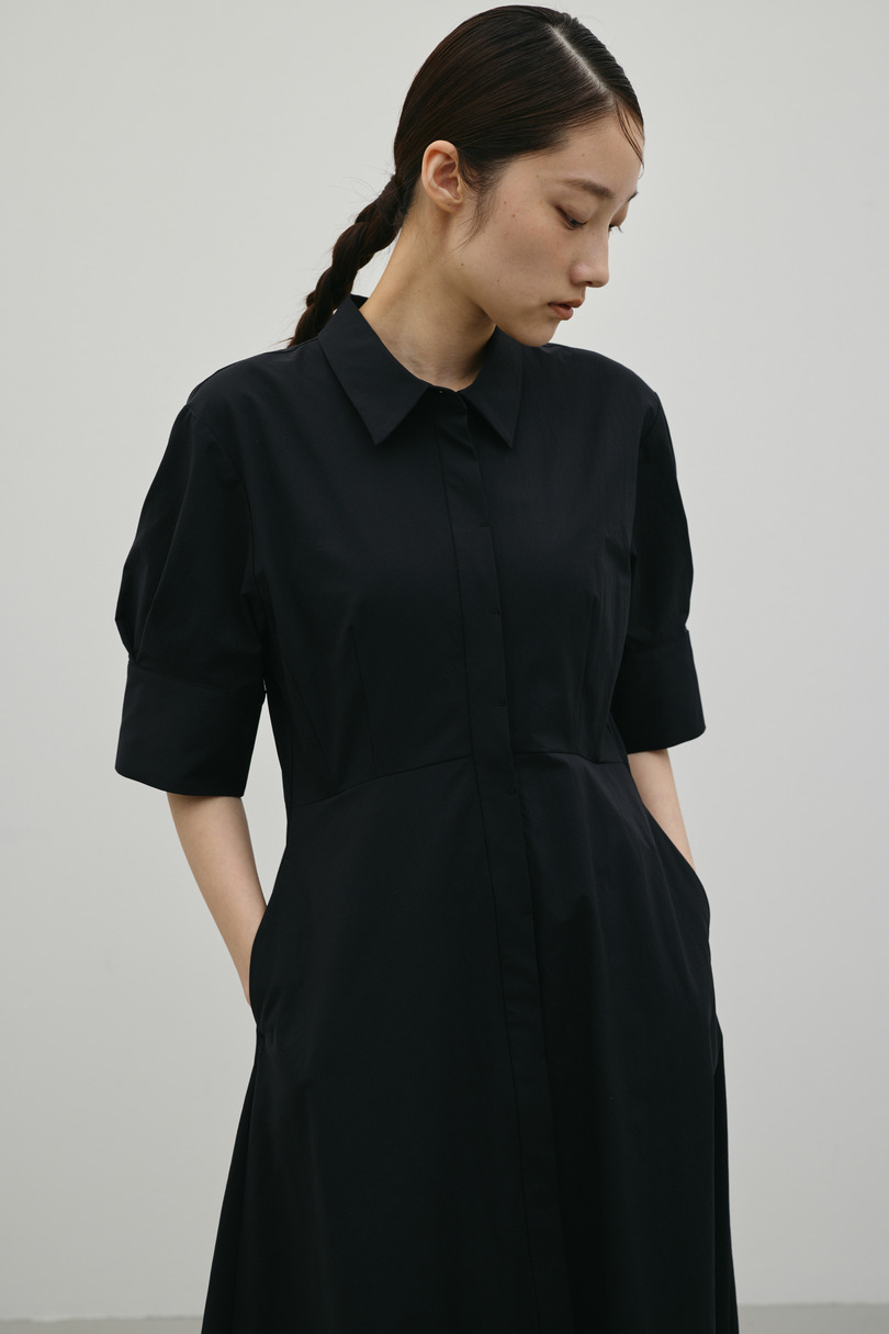 フレアマキシシャツワンピース 詳細画像 BLK 7