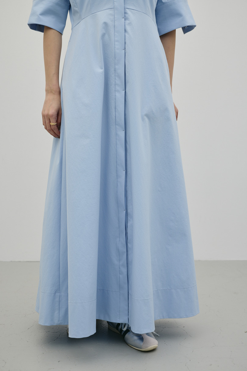 フレアマキシシャツワンピース 詳細画像 SAX 10